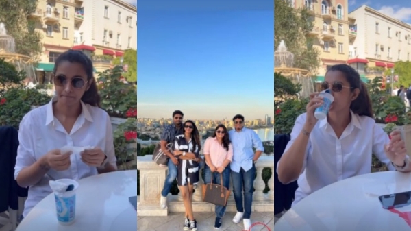 VidaaMuyarchi: Priya Bhavani Shankars photo trending from Ajiths VidaaMuyarchi shooting spot