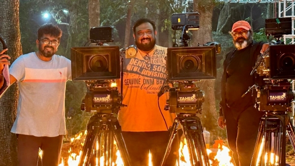 Actor Suryas Kanguva movie shooting spot picture released by the team