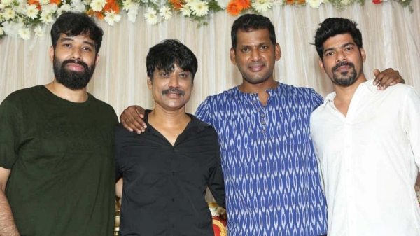 Actor Vishal and sj suriya Mark Antony first review 