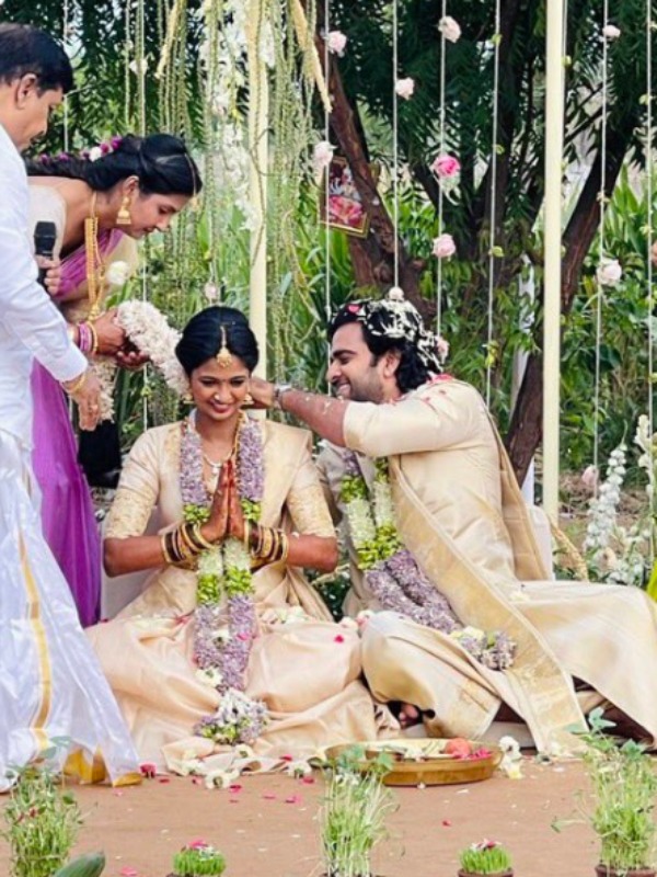 ashok selvan and keerthi pandian got married in nellai ashok selvan and keerthi pandian got married in nellai