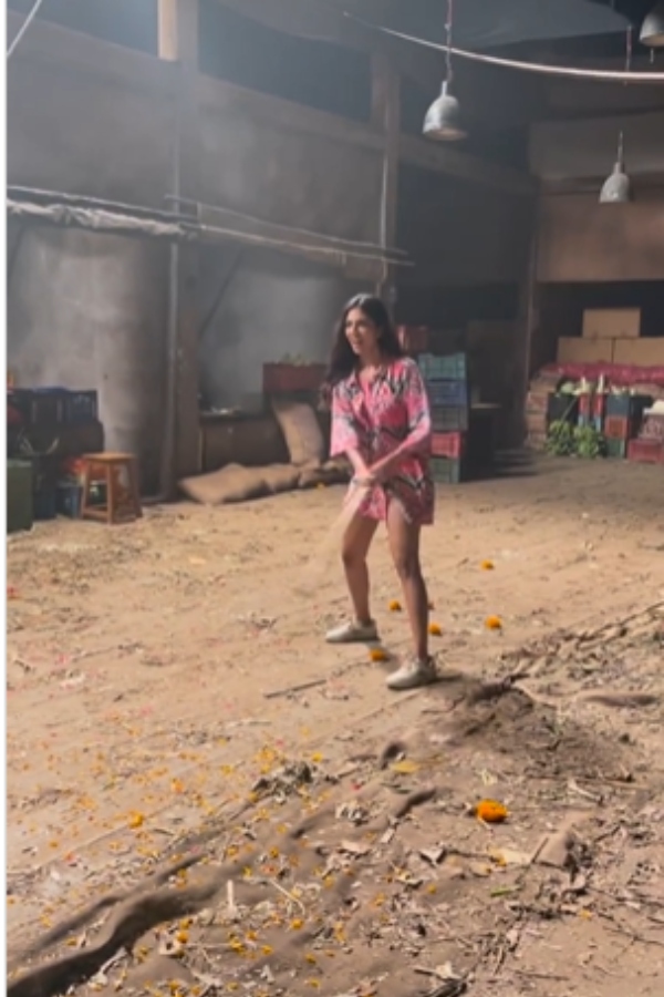 Actress Malavika Mohanan has released a video of her playing cricket