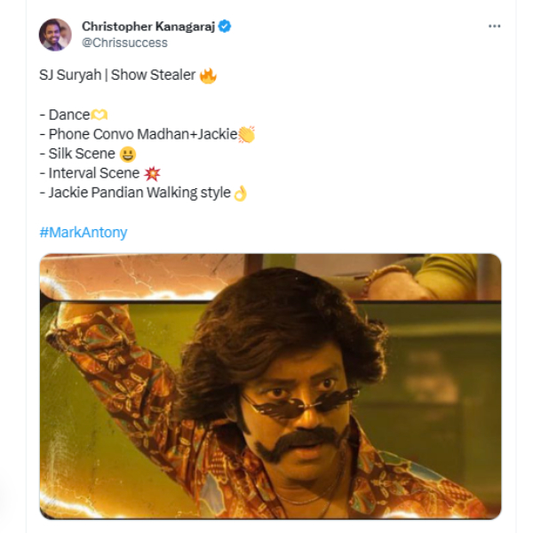  Mark Antony: Vishal and SJ Suryah starring Twitter reviews here