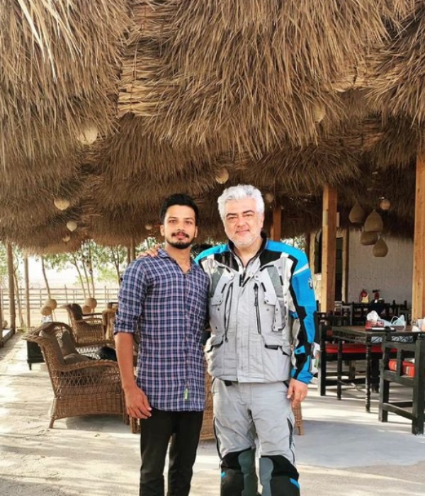 Actor Ajith kumar is in Oman and his bike ride video trending Actor Ajith kumar is in Oman and his bike ride video trending