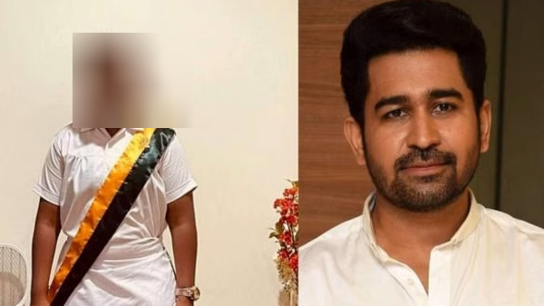 Bharathiraja and Udhayanidhi Stalin visits Vijay Antony home and condoled for Meera loss