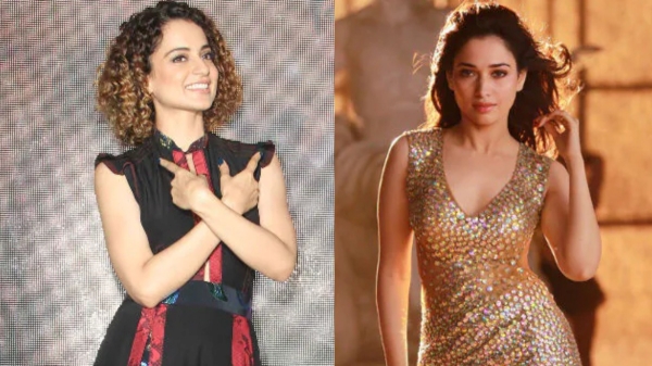 After Chandramukhi Kangana Ranaut now Jailer Tamannaah Bhatia visits New Parliament