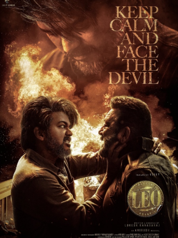  Leo poster: Vijays Leo film Hindi poster released now 