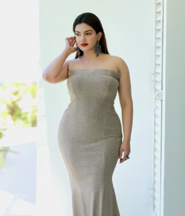 Honey Rose gets trolled for her latest sleeveless gown dress Honey Rose gets trolled for her latest sleeveless gown dress