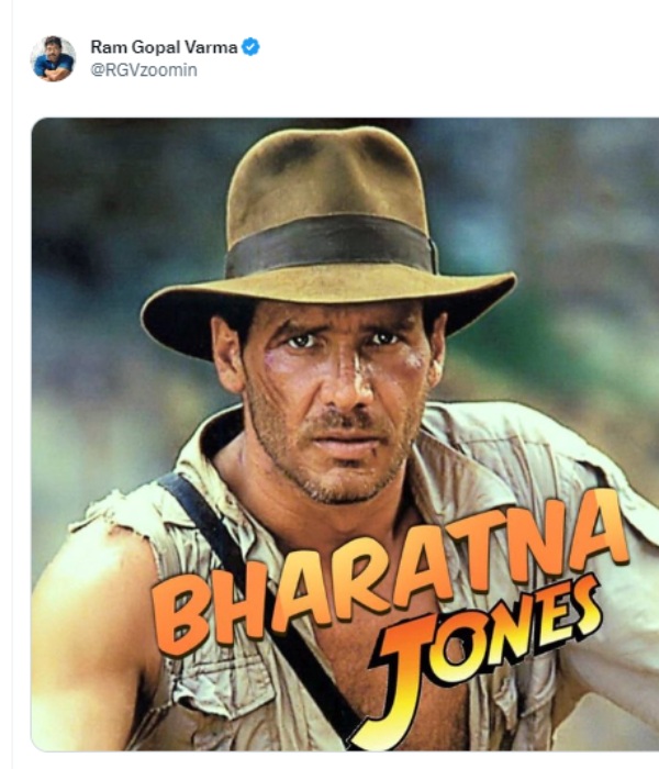 Ram Gopal Varma trolls India name change with Bharatna Jones tweet 