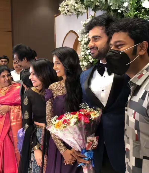 Ashok selvan and keerthy pandian wedding reception photos 