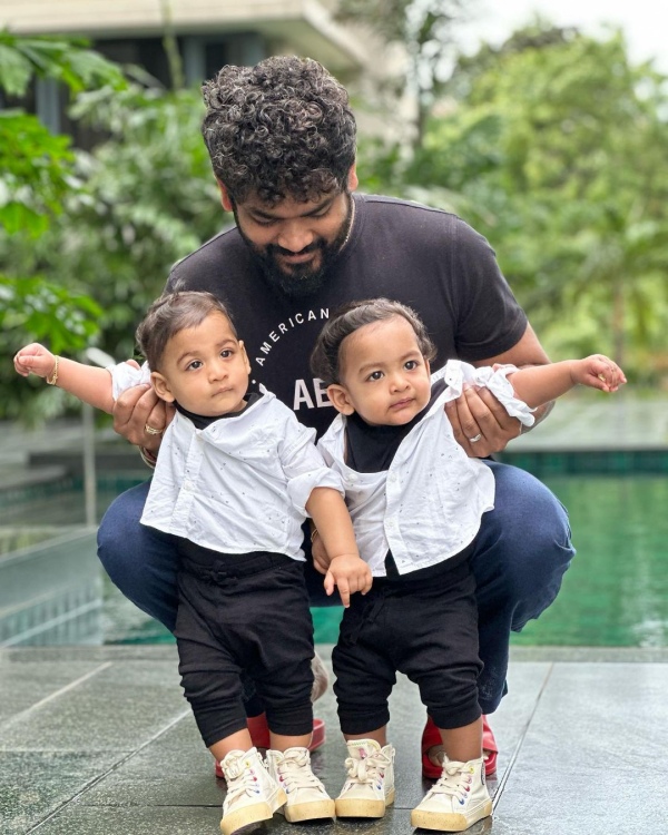 Nayanthara celebrates her twin sons first birthday at Twin Towers Malaysia
