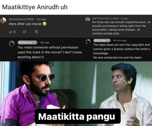 Did Anirudh copied Peaky Blinder song for Leo?