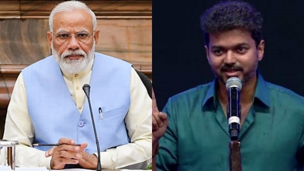 A poster put up by Vijay fans regarding his entry into politics has attracted attention in Madurai 