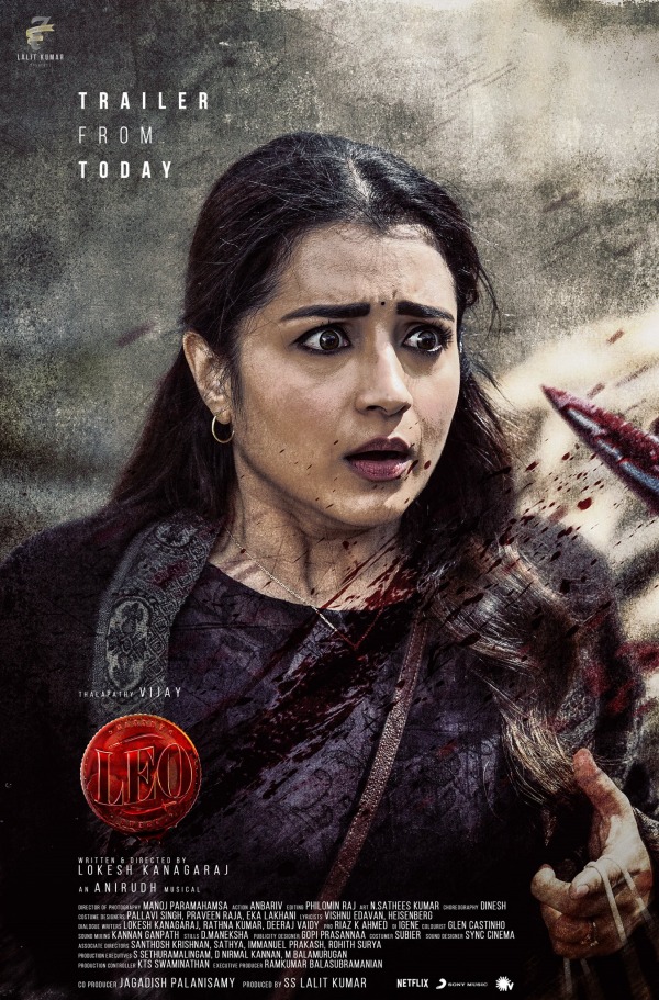 Leo Trisha poster out now netizen decode the poster and trolls the movie Leo Trisha poster out now netizen decode the poster and trolls the movie
