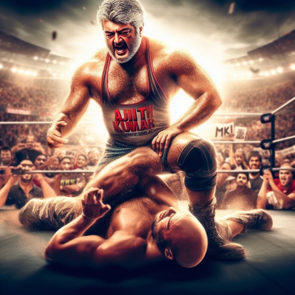  Ajith: Ajiths WWE Champion posters Generated by AI is trending 