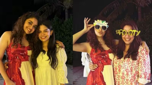 actress keerthy suresh 31st birthday party pics trending on social media 