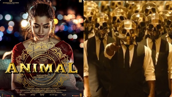 Rashmika Mandanna and Ranbir Kapoors lip locked picture from Animal movie