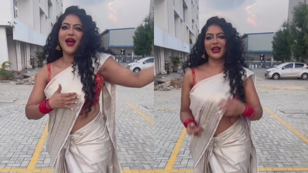 serial actress reshma pasupuleti dance video trending on social media 