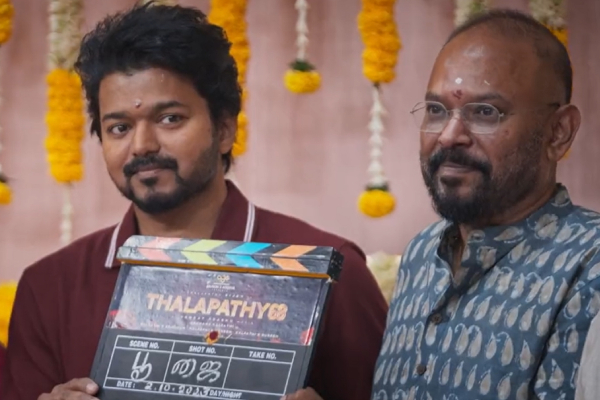 Actor Vijays Thalapathy 68 Pooja Video is here with onboard list too 