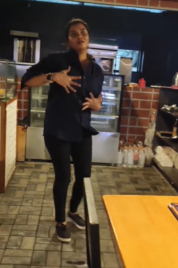 Bigg Boss Dhanalakshmi shares Karu Karu Karupaayi song reels in instagram