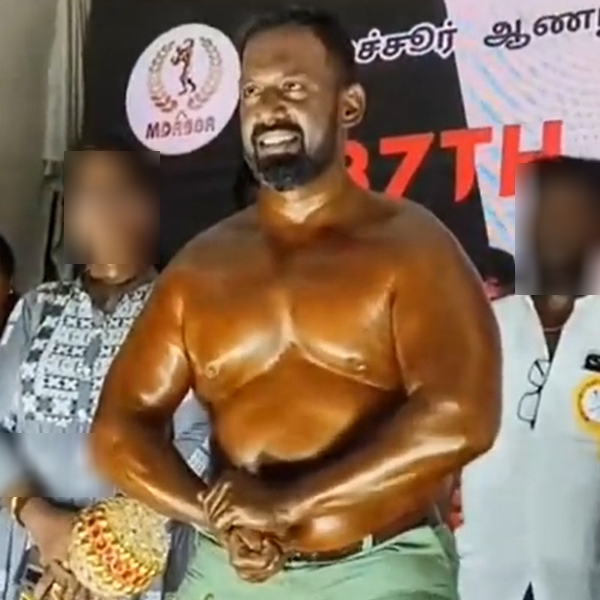 Actor Robo Shankar participated in the Mr. Madurai bodybuilding competition 2023
