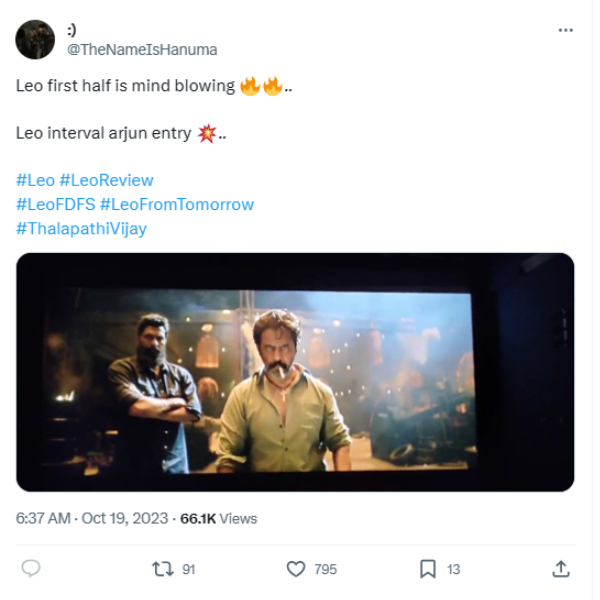 Leo Public Review: A very intense action thriller movie done by Vijay Leo Public Review: A very intense action thriller movie done by Vijay