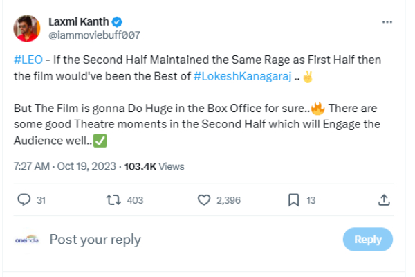 Vijays Leo getting negative reviews after second half lags too much