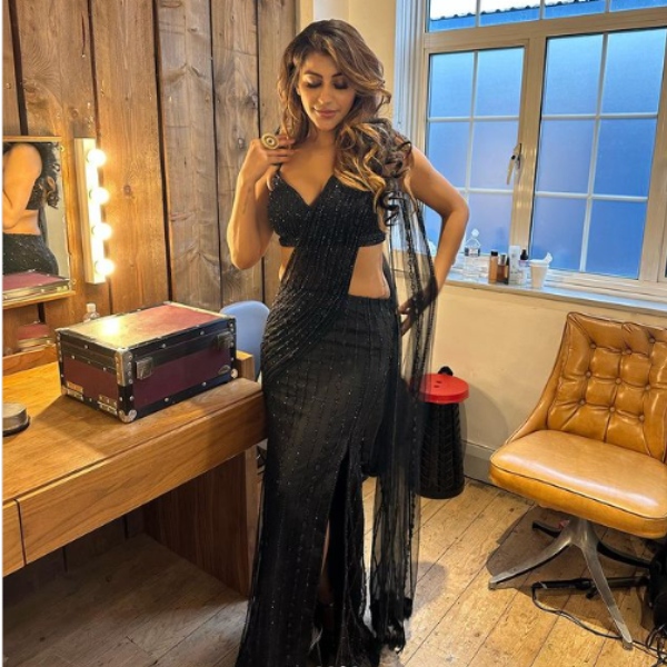 actress yashika aannand black dress photoshoot actress yashika aannand black dress photoshoot