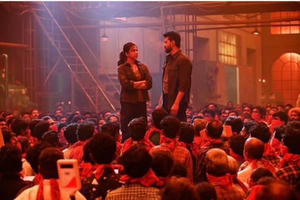 Actress Madonna sebastian shared Leo movie BTS pictures