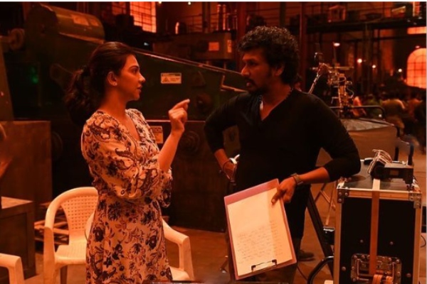 Actress Madonna sebastian shared Leo movie BTS pictures