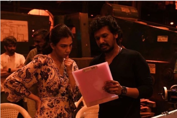 Actress Madonna sebastian shared Leo movie BTS pictures