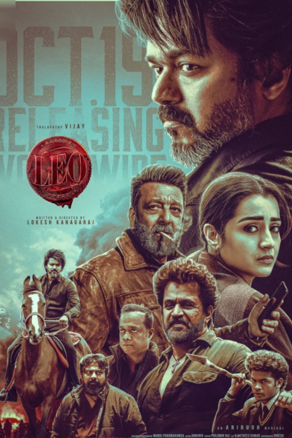 Actress Trisha shared new poster of Leo in her social media