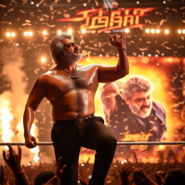  Ajith: Ajiths WWE Champion posters Generated by AI is trending 
