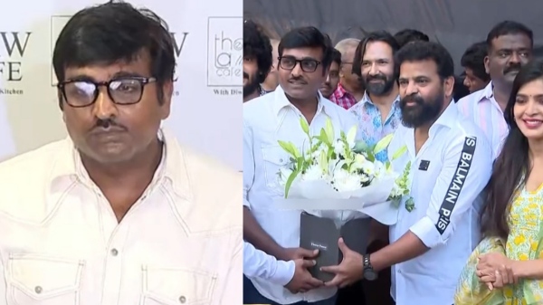 Makkal selvan vijay sethupathi new look pics trending on social media 