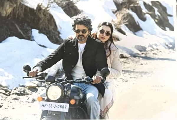  Leo: Vijay and Trisha posters leaked from Leo film