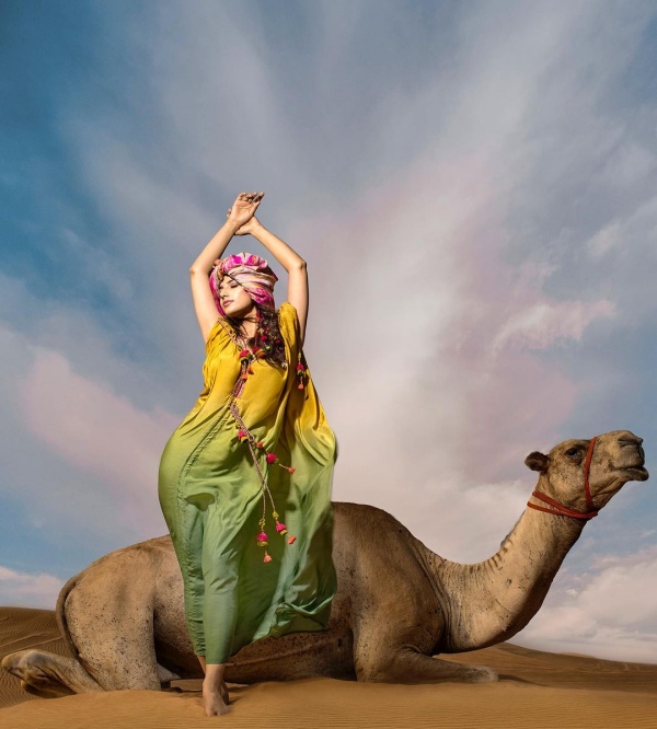 Thalapathy 68 actress Meenakshi Chaudhary at Dubai photos trending