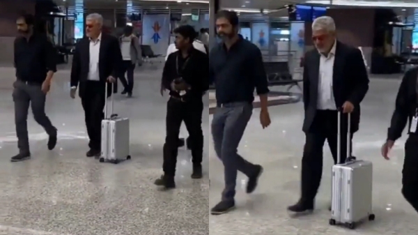  Ajith returned to Chennai from VidaaMuyarchi Shooting