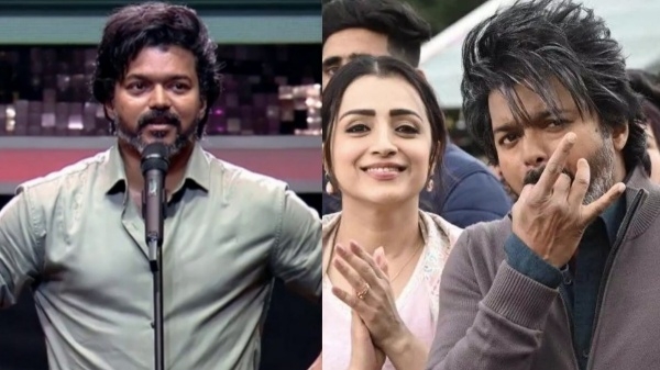 Actor Vijays Mother Shoba Chandrasekar attends Leo Success Meet Actor Vijays Mother Shoba Chandrasekar attends Leo Success Meet