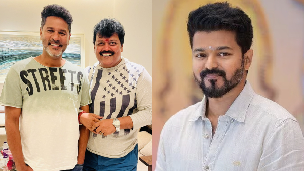 Thalapathy 68: Vijay clicked Prabhu Deva and Sriman on the Thalapathy 68 shooting spot