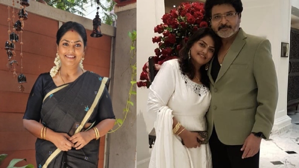  Nirosha shares a cute couple pic with her hubby Ramki