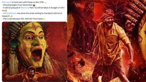 Actor cum director Rishab shettys Kantara 2 movie shooting going to start with Pooja