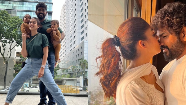 Nayanthara celebrates her 39th birthday with Vignesh Shivan and her twins