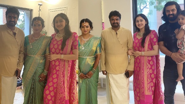 AL Vijay: Arya and Sayyeshaa attending AL Vijays New Home warming ceremony 