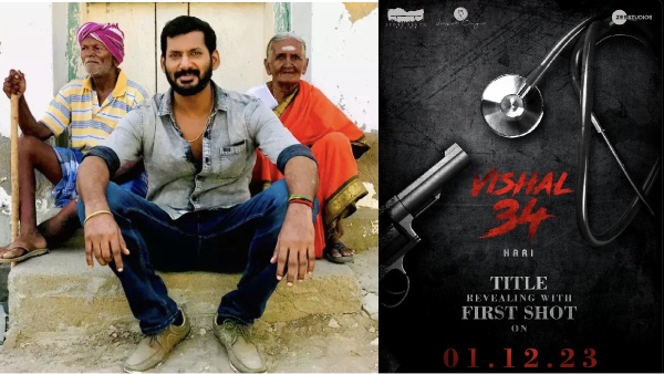 Actor Vishals Vishal 34 movie title to be revealed on december 1st