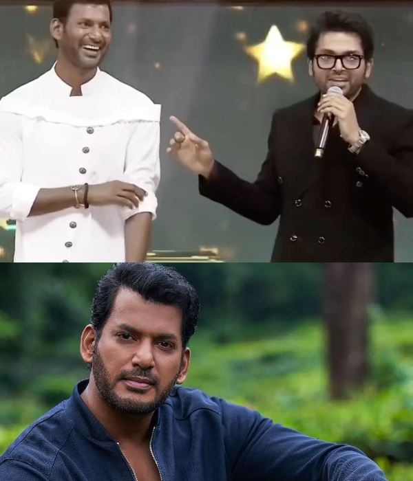 Vishal: Karthi and Arya trolled Vishal in Japan audio launch Vishal: Karthi and Arya trolled Vishal in Japan audio launch