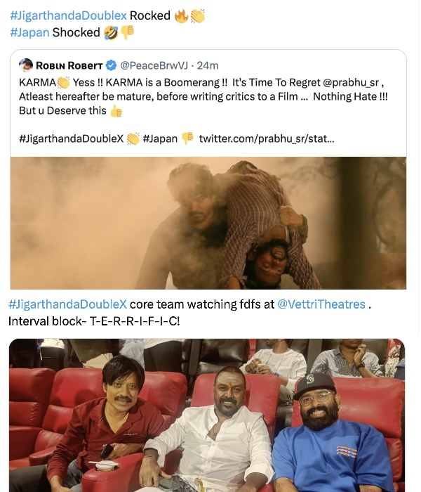 Jigarthanda Double X Review by fans in Tamil 