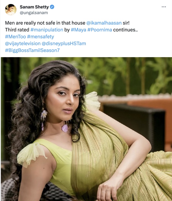 Sanam Shetty slams Men are really not safe in that Bigg Boss house 