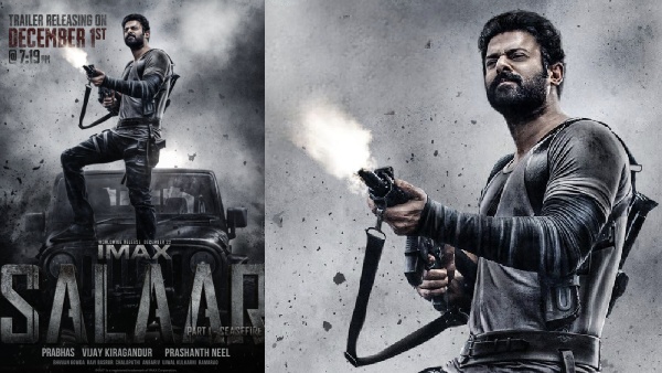 Salaar Trailer: Prabhas Salaar Trailer is set to Release on December 1st
