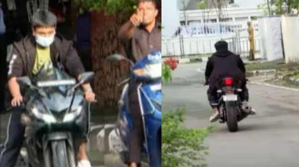 Rajinikanth grandson and Dhanush son Yatra driving bike without license stirs controversy Rajinikanth grandson and Dhanush son Yatra driving bike without license stirs controversy