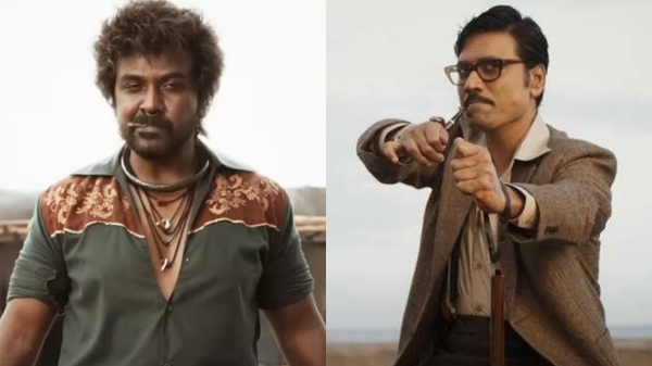  Jigarthanda Double X: SJ Suryah and Raghava Lawrence met Mammootty at the Turbo shooting spot 