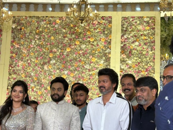  Vijay: Thalapathy Vijay at producer Lalit Kumar Sons wedding reception 